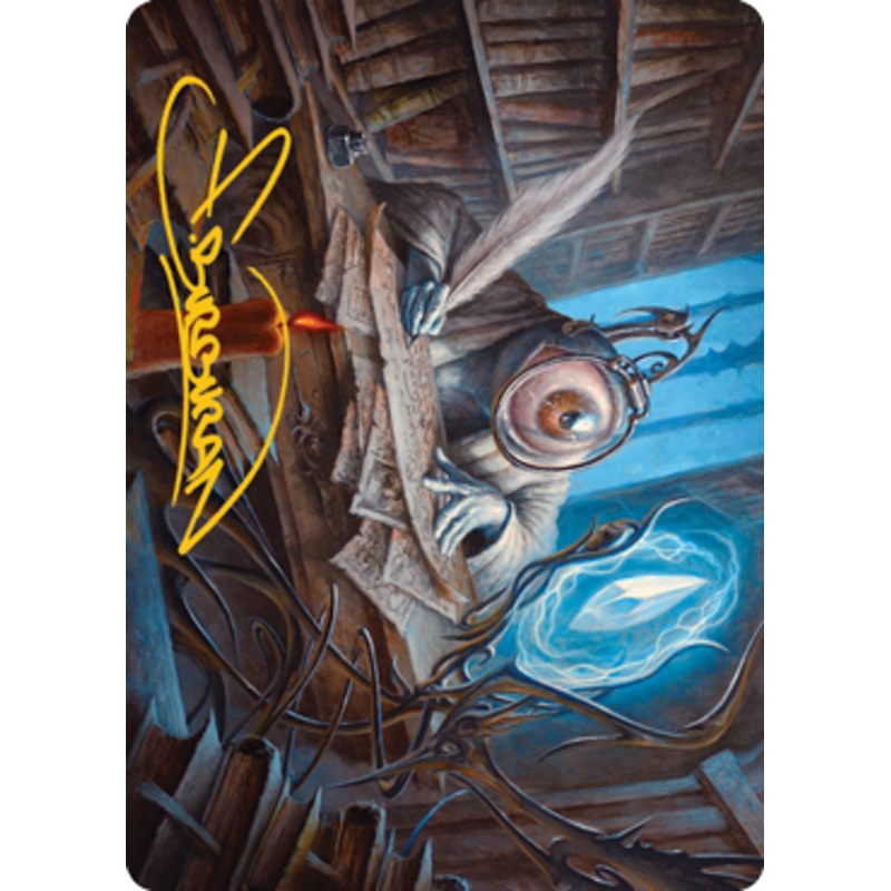 Unblinking Observer Art Card (Gold Signature) | Innistrad: Midnight Hunt