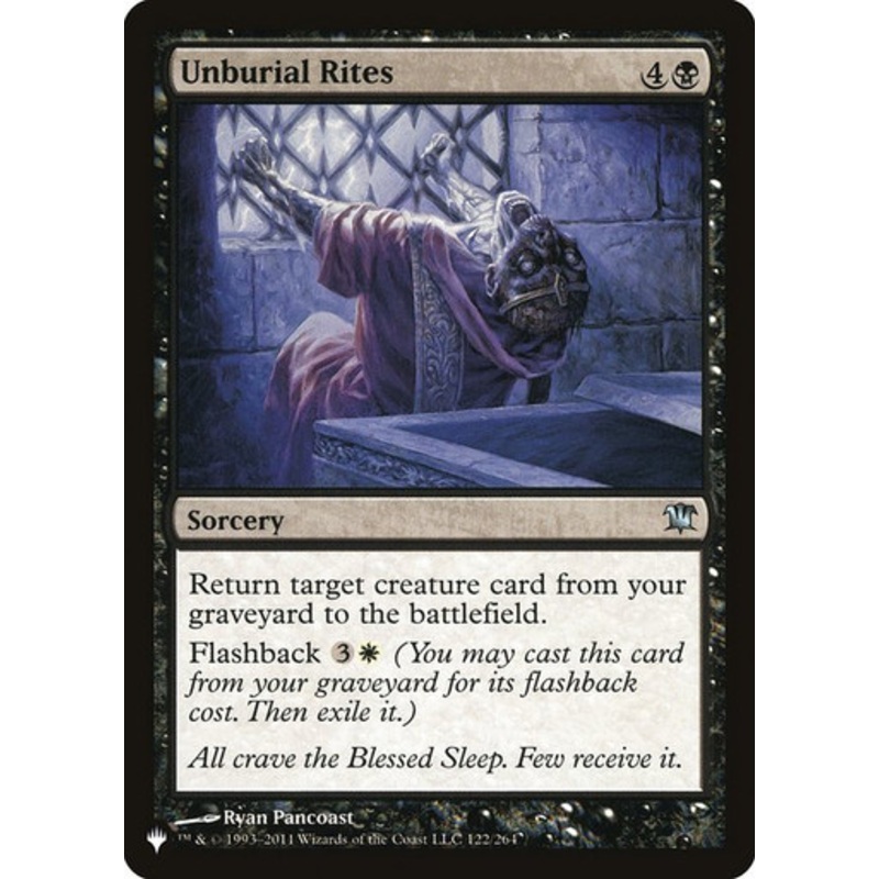 Unburial Rites (The List Reprint) | Innistrad