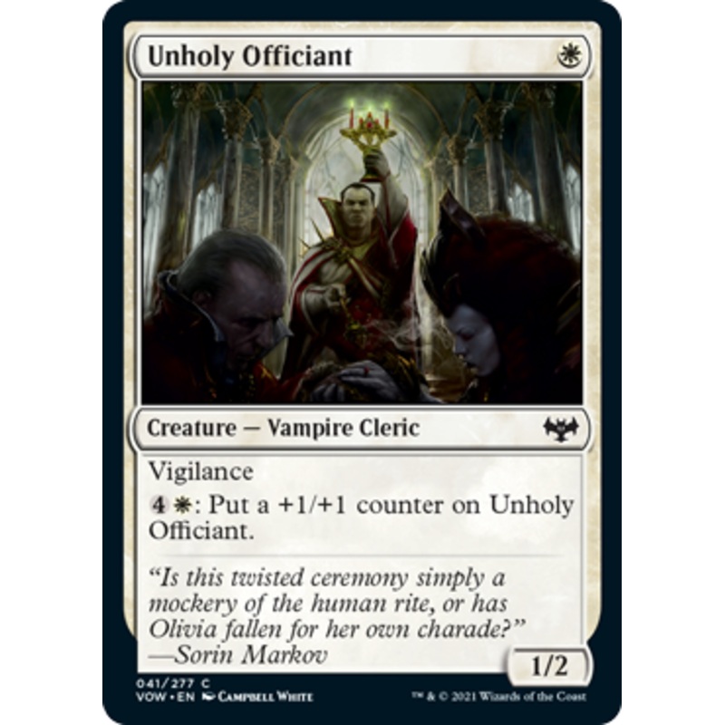 Unholy Officiant | Innistrad: Crimson Vow