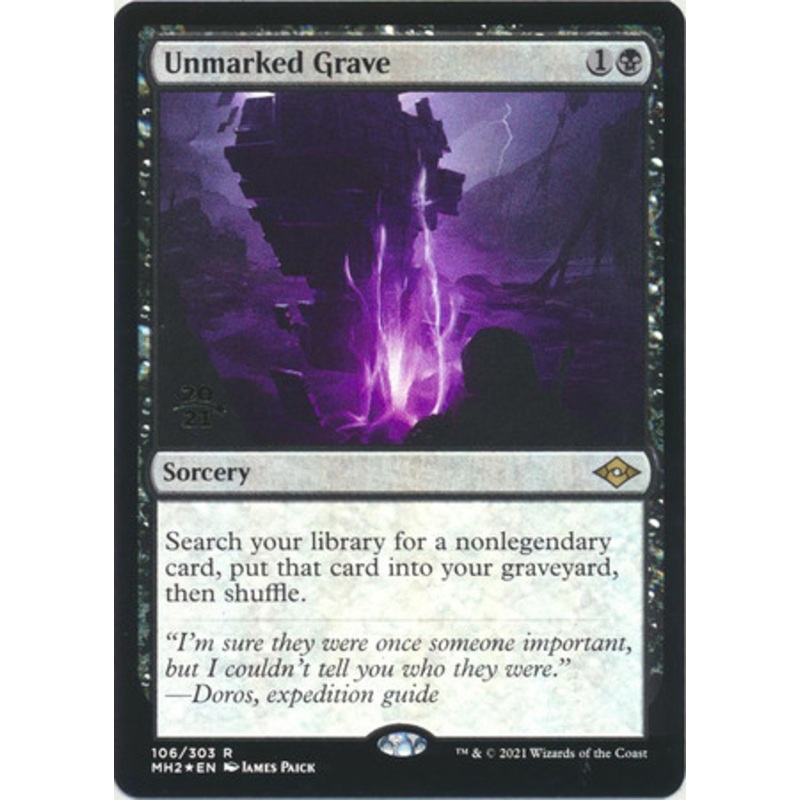 Unmarked Grave (Modern Horizons 2 Prerelease foil) | Modern Horizons 2