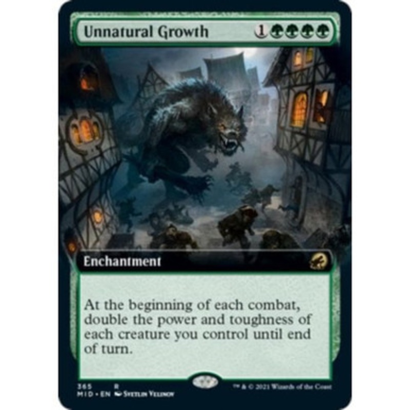 Unnatural Growth (Extended Art) | Innistrad: Midnight Hunt