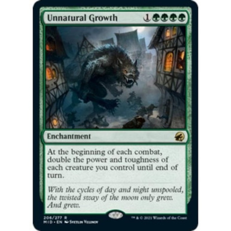 Unnatural Growth (foil) | Innistrad: Midnight Hunt