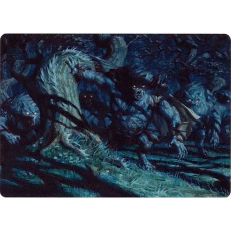 Unnatural Moonrise Art Card | Innistrad: Midnight Hunt