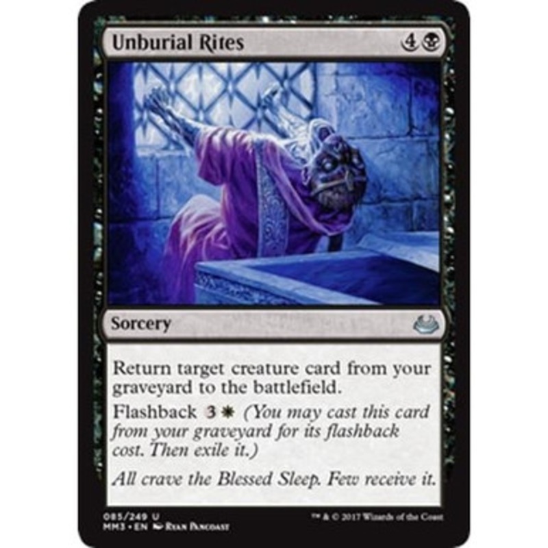 Unburial Rites | Modern Masters 2017 Edition