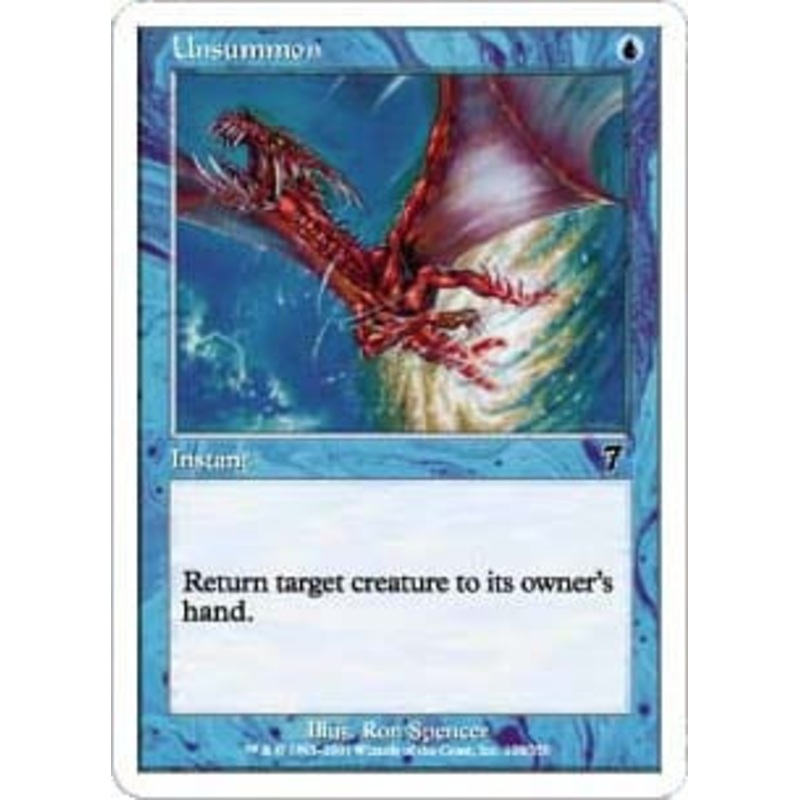 Unsummon (foil) | 7th Edition