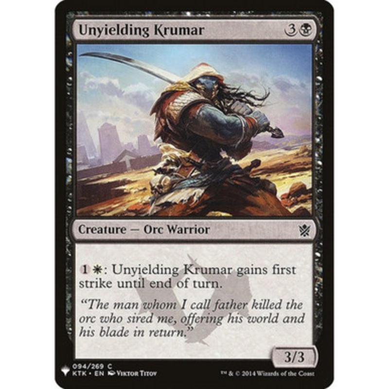 Unyielding Krumar | Mystery Booster