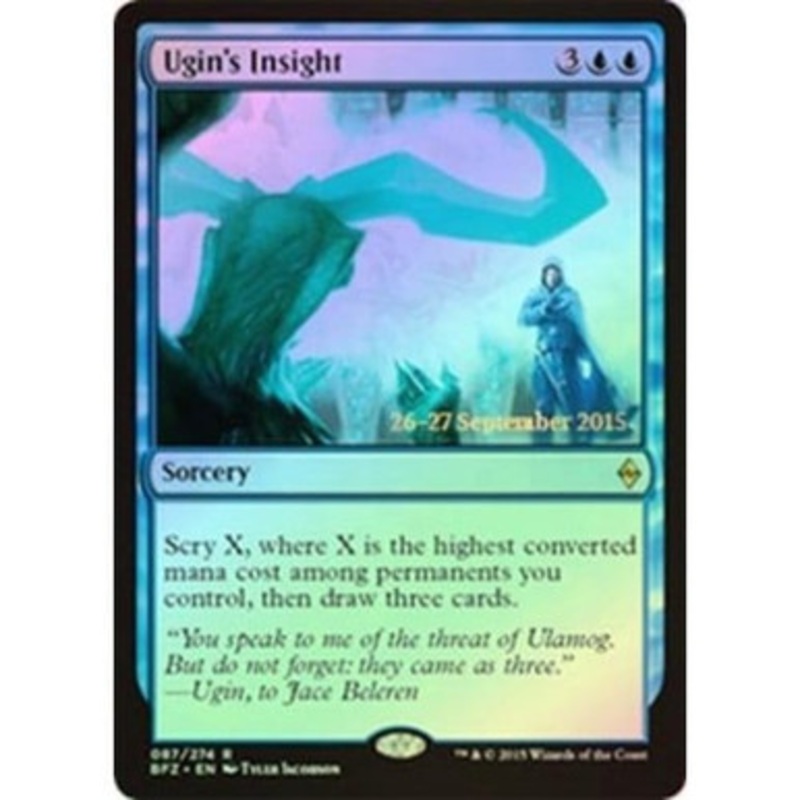 Ugin’s Insight (Battle for Zendikar Prerelease foil) | Promotional Cards