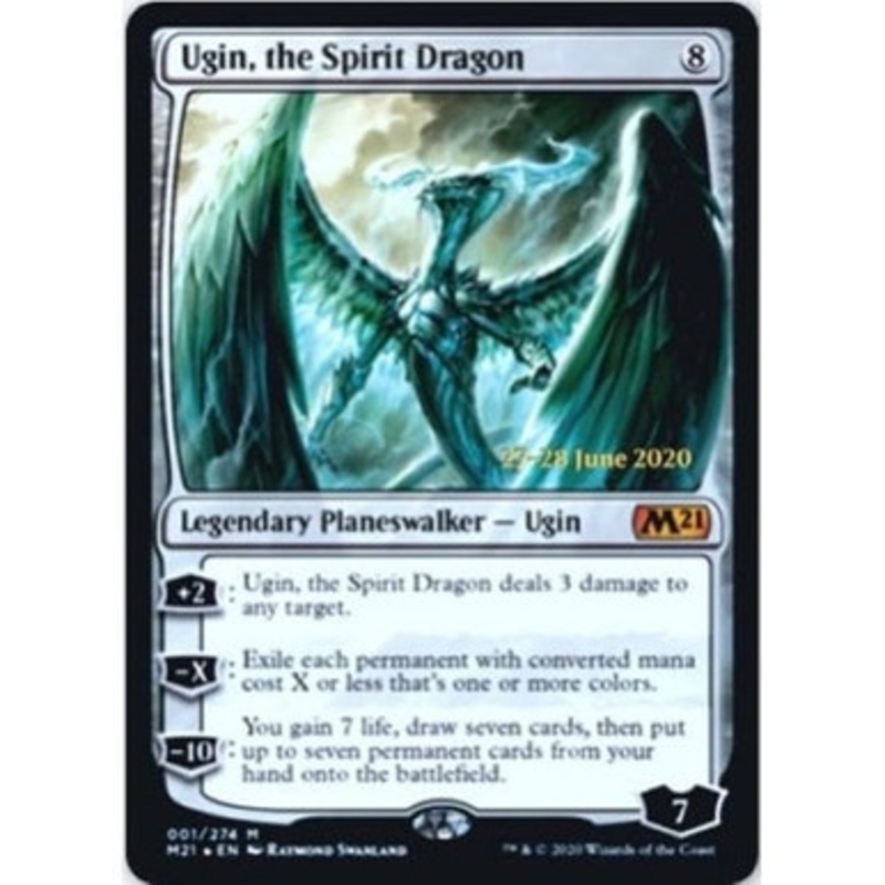 Ugin, the Spirit Dragon (Core Set 2021 Prerelease Foil)