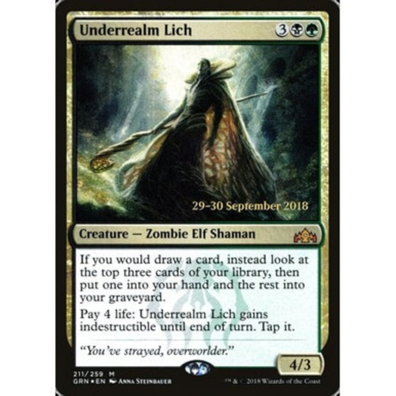 Underrealm Lich (Guilds of Ravnica Prerelease foil) | Promotional Cards