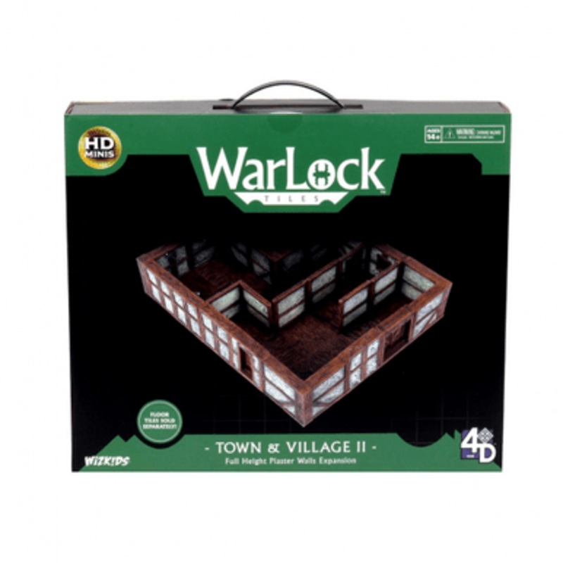 WarLock Tiles: Town & Village II – Full Height Plaster Walls Expansion