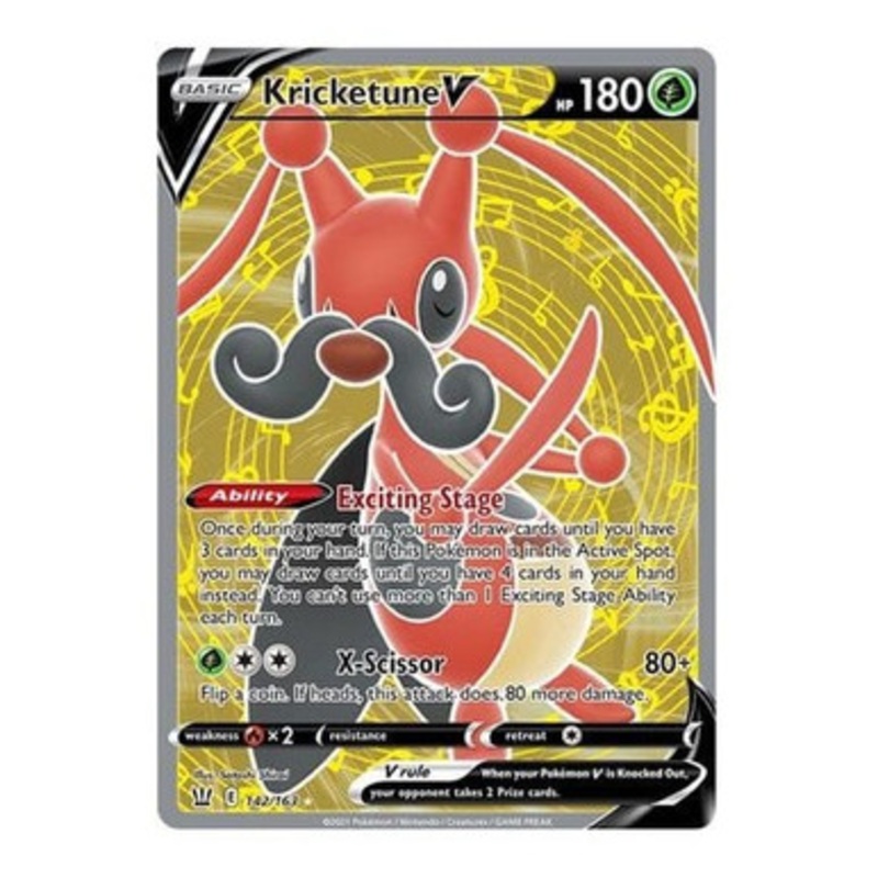 Battle Styles 142/163 Kricketune V (Full Art)