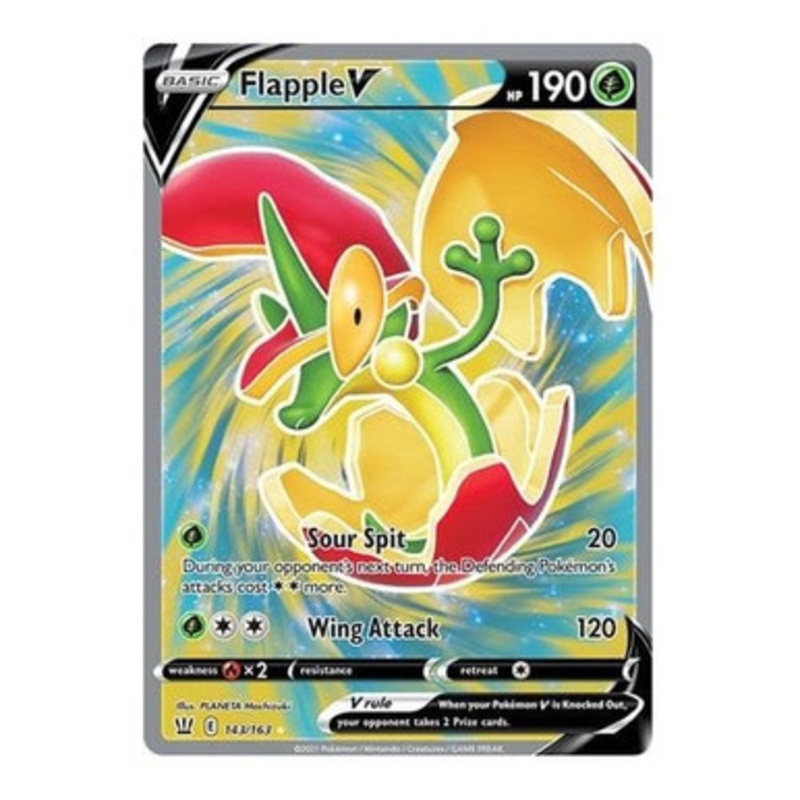 Battle Styles 143/163 Flapple V (Full Art)