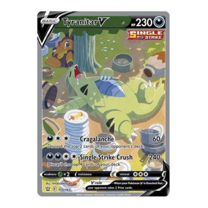 Battle Styles 155/163 Tyranitar V (Alternative Art, Full Art)