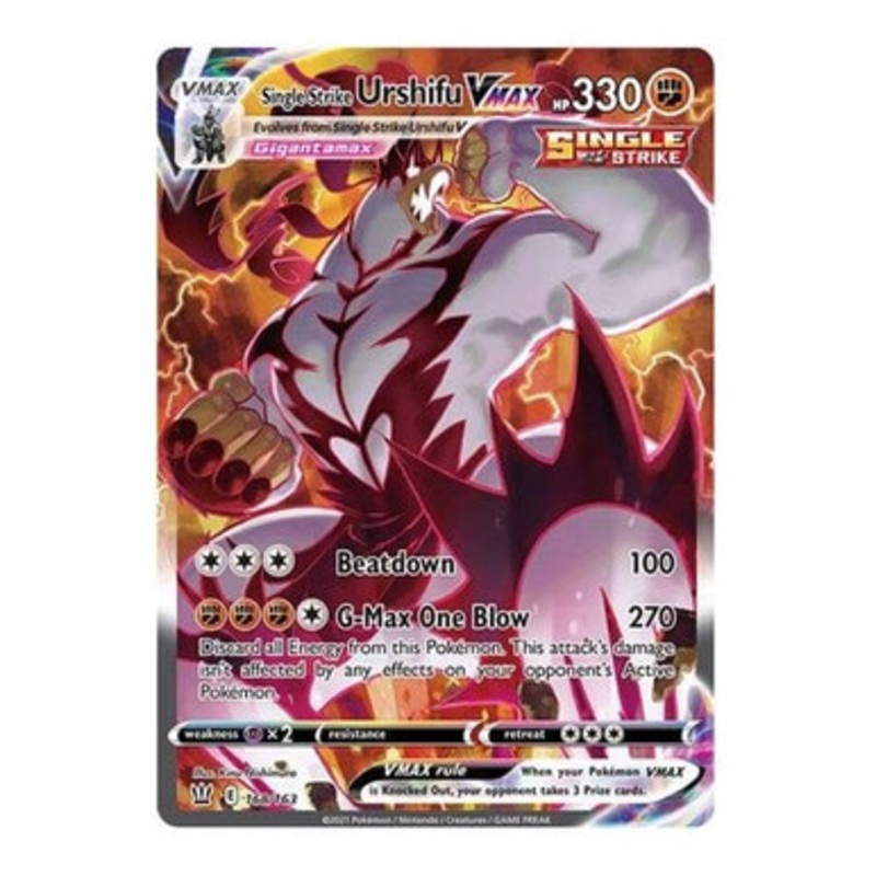 Battle Styles 168/163 Single Strike Urshifu VMAX (Alternate Art, Full Art)