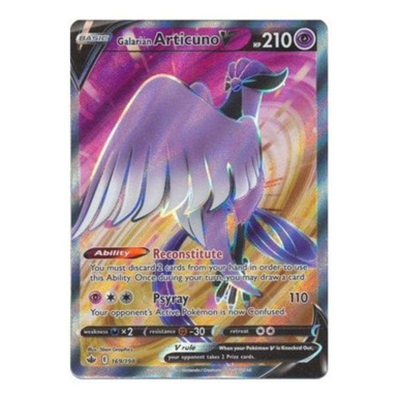 Chilling Reign 169/198 Galarian Articuno V (Full Art)