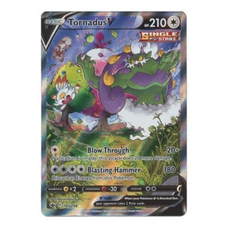Chilling Reign 185/198 Tornadus V (Alternative Art, Full Art)