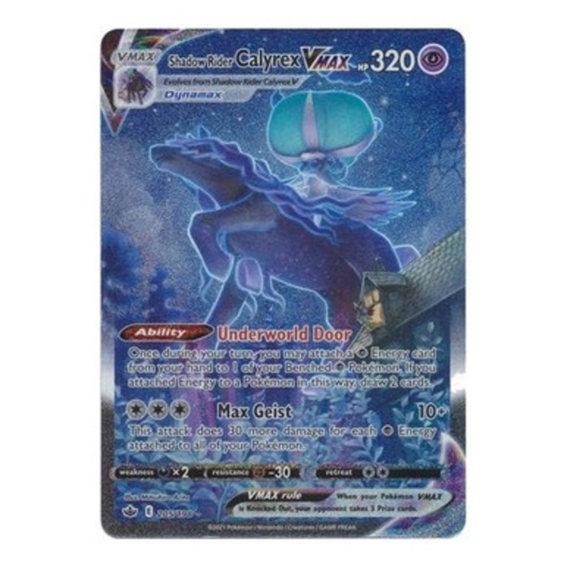 Chilling Reign 205/198 Shadow Rider Calyrex VMAX (Alternative Art, Full Art)