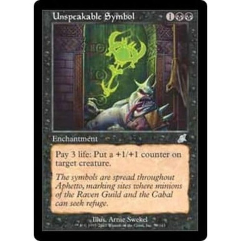 Unspeakable Symbol | Scourge