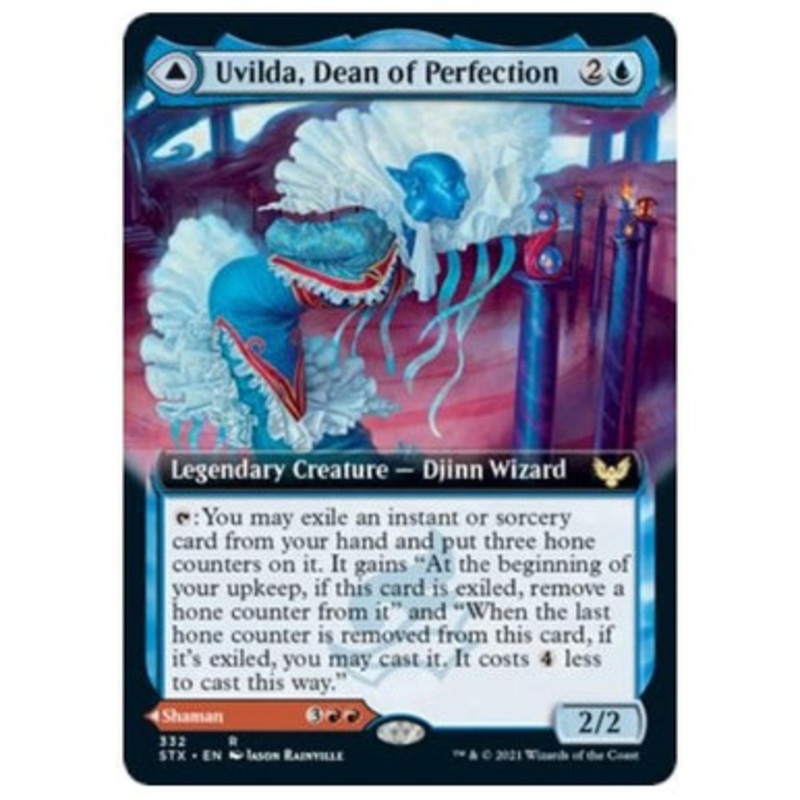 Uvilda, Dean of Perfection // Nassari, Dean of Expression (Extended Art) | Strixhaven: School of Mages