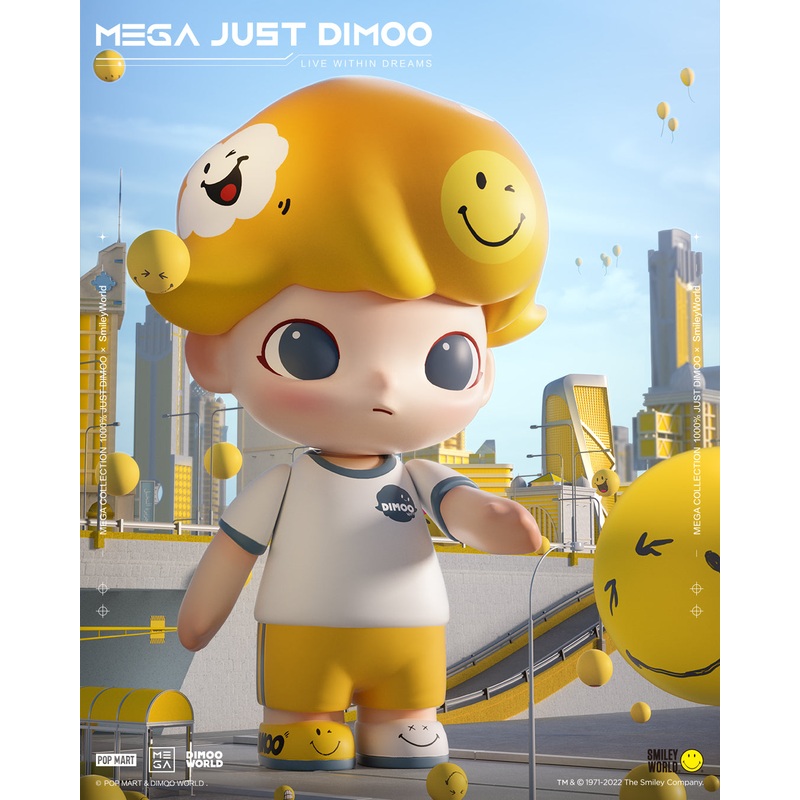 MEGA Collection 1000% JUST DIMOO  SmileyWorld