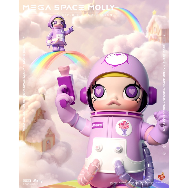MEGA Collection 400% + 100% Space Molly Share Bear