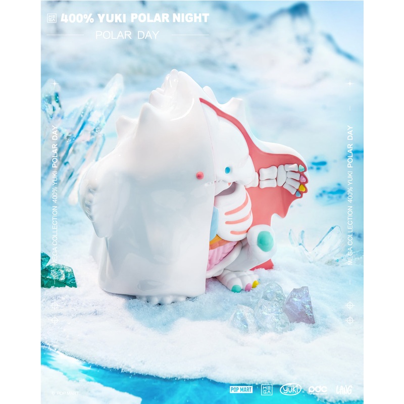 POP MART Mega Reserve Series 400% Yuki Polar Day