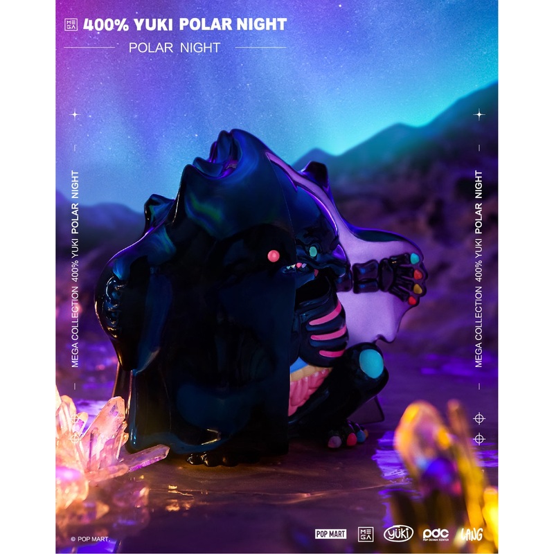 POP MART Mega Reserve Series 400% Yuki Polar Night