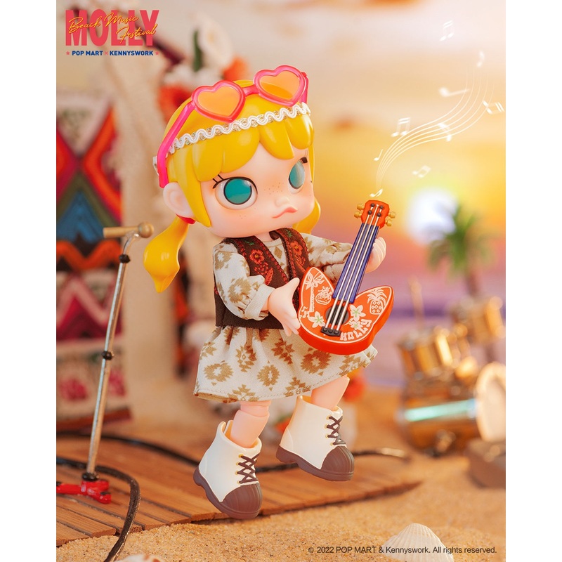 POP MART Molly Beach Music Festival Action Figure