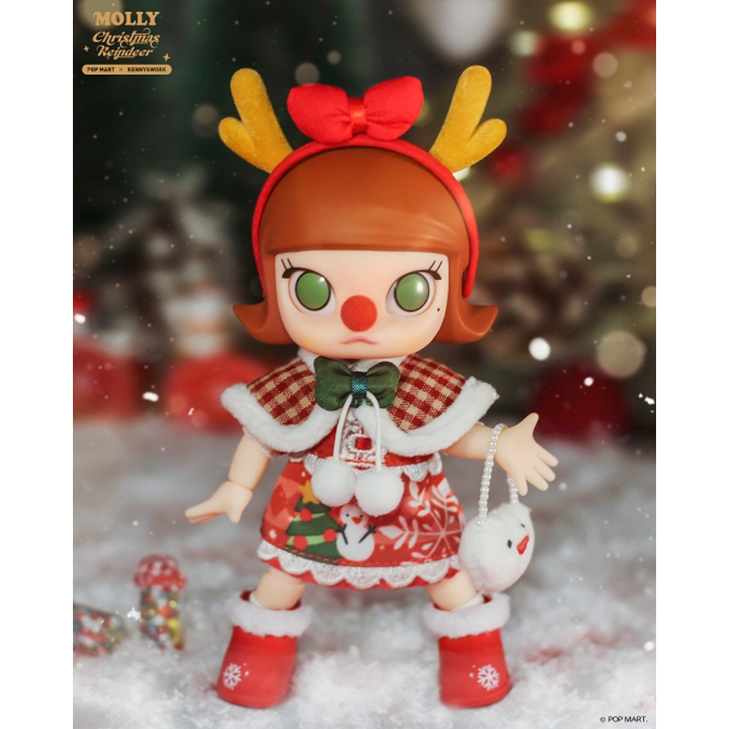 POP MART Molly Christmas Reindeer BJD