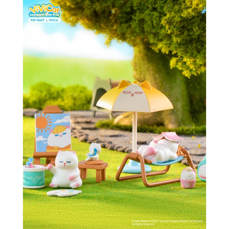 POP MART Vivicat Courtyard Series Prop