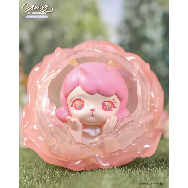 POP MART Bunny Elf in Flower Bud Figurine
