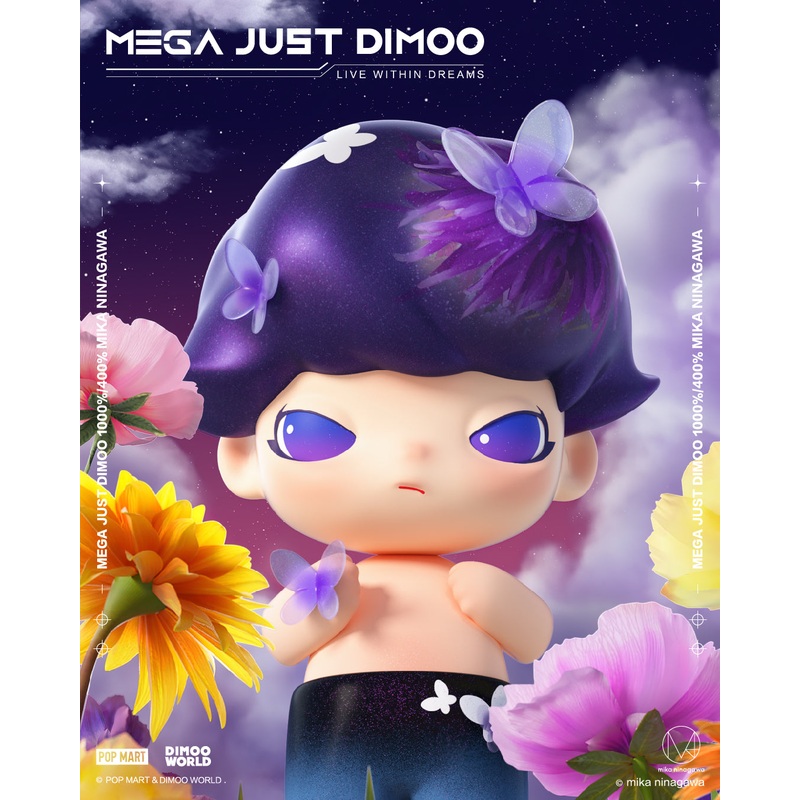 POP MART MEGA Just Dimoo 400% Mika Ninagawa