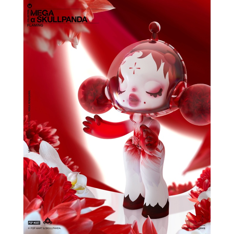 POP MART MEGA  SKULLPANDA 1000% Mika Ninagawa
