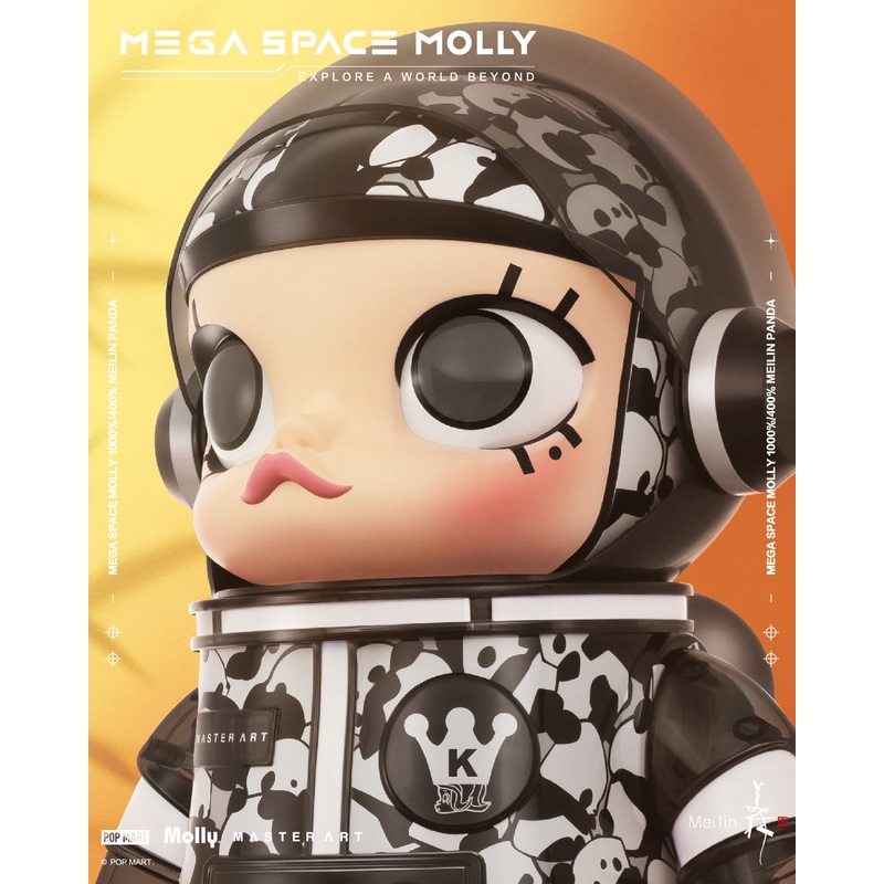 POP MART MEGA Space Molly 1000% Meilin Panda