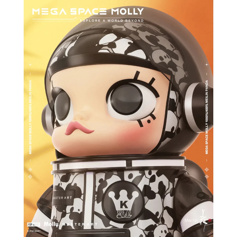 POP MART MEGA Space Molly 400% Meilin Panda