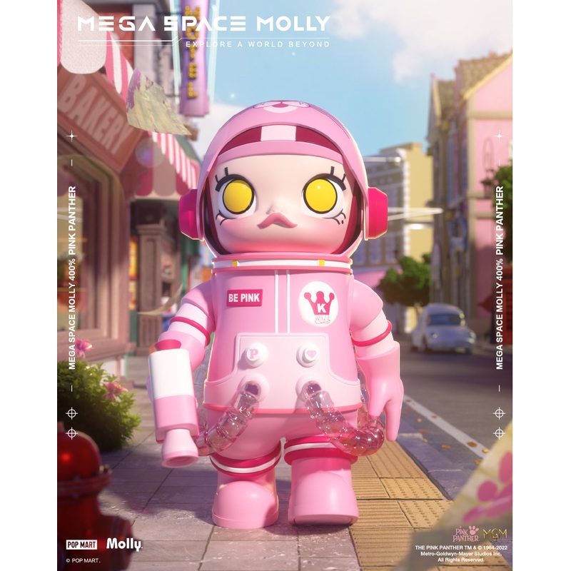 POP MART MEGA SPACE MOLLY 400% Pink Panther