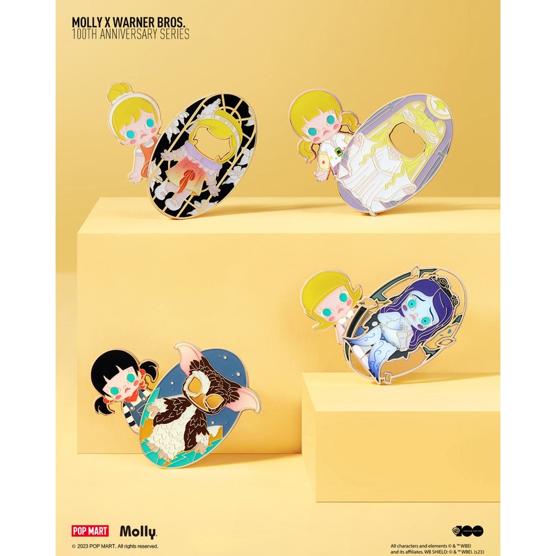 POP MART Molly X Warner Bros. 100th Anniversary Series – Badge Blind Box