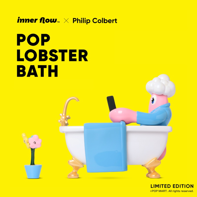 POP MART Philip Colbert x Inner Flow: Leisure Time – POP Lobster Bath Figurine
