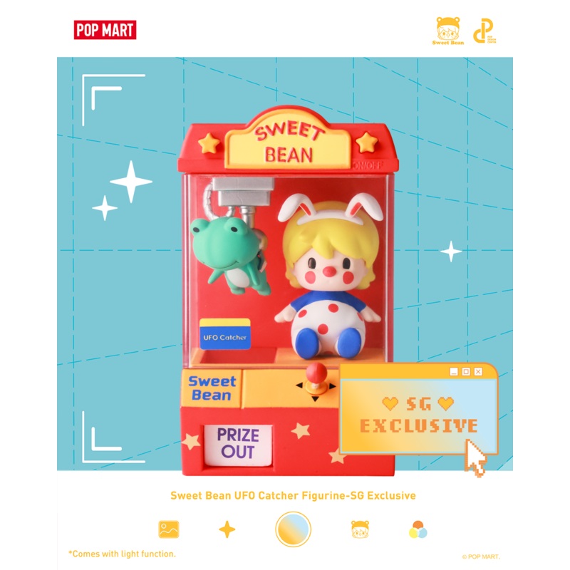 POP MART Sweet Bean UFO Catcher Figurine – SG Exclusive