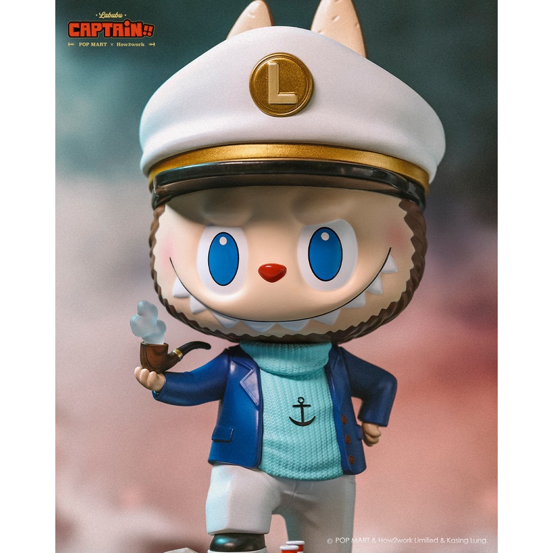 POP MART The Monsters Labubu Captain Figurine