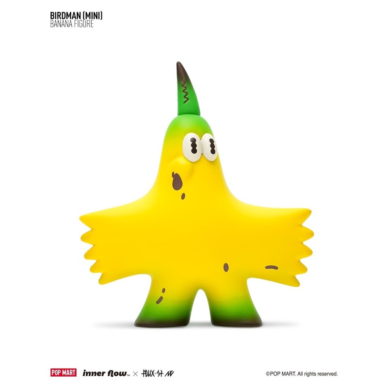POP MART x inner flow Birdman (Mini) – Banana 100% Limited Edition