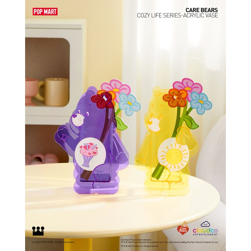 POP MART Care Bears Cozy Life Series-Acrylic Vase