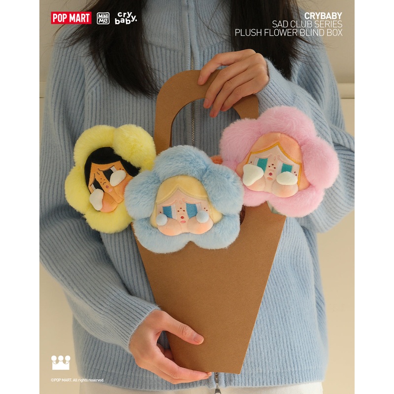 POP MART CRYBABY Sad Club Series-Plush Flower Blind Box
