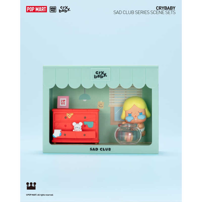 POP MART CRYBABY Sad Club Series Scene Sets