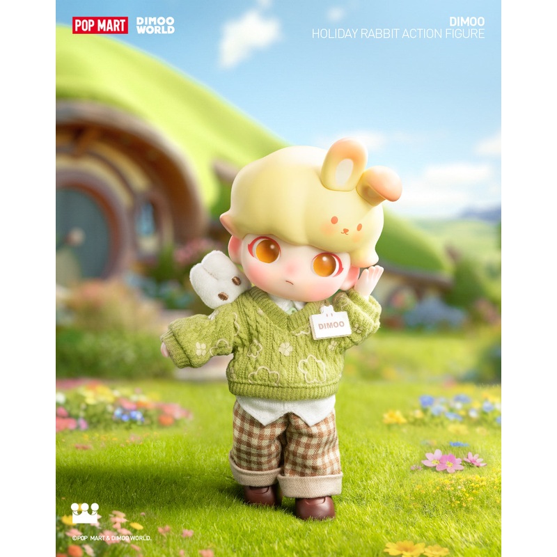POP MART DIMOO Holiday Rabbit Action Figure