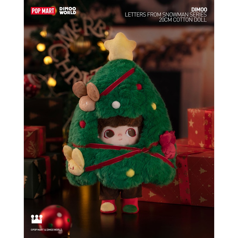 POP MART Dimoo Letters from Snowman Series – 20cm Cotton Doll