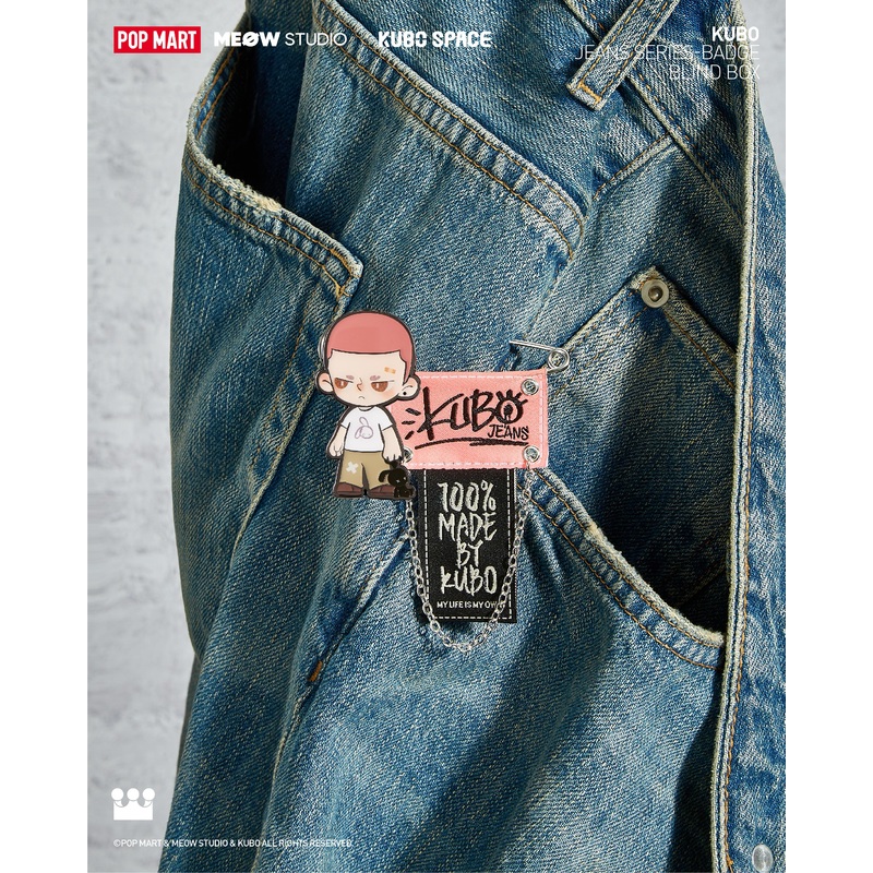 POP MART Kubo Jeans Series – Badge Blind Box