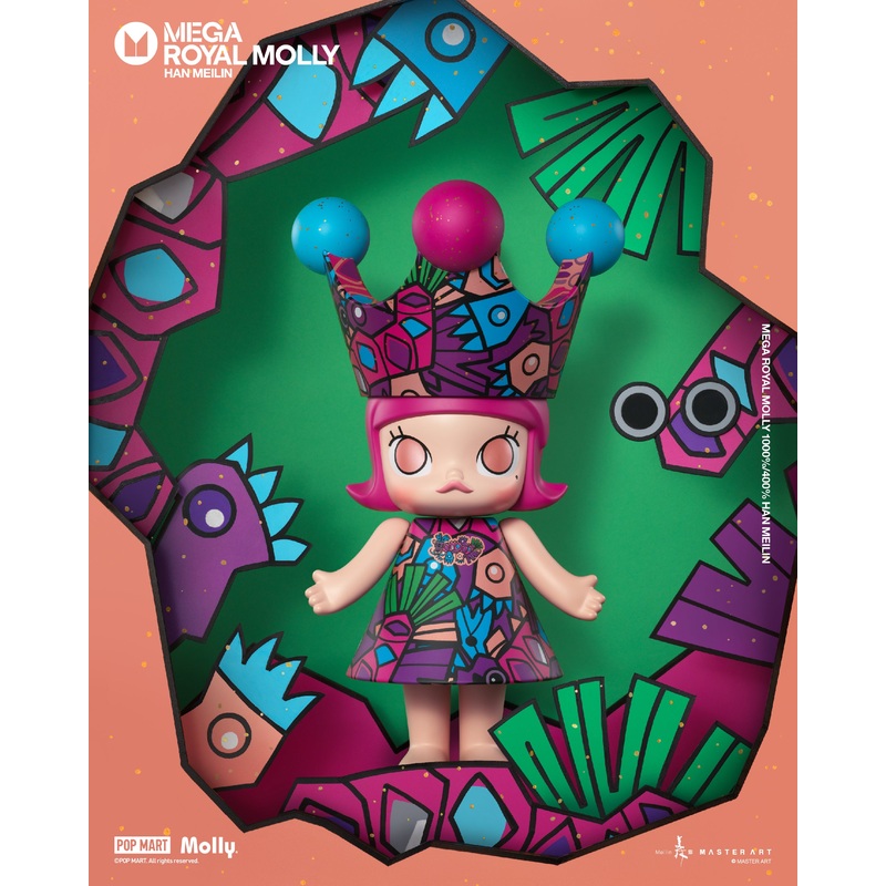POP MART MEGA ROYAL MOLLY 400% HAN MEILIN