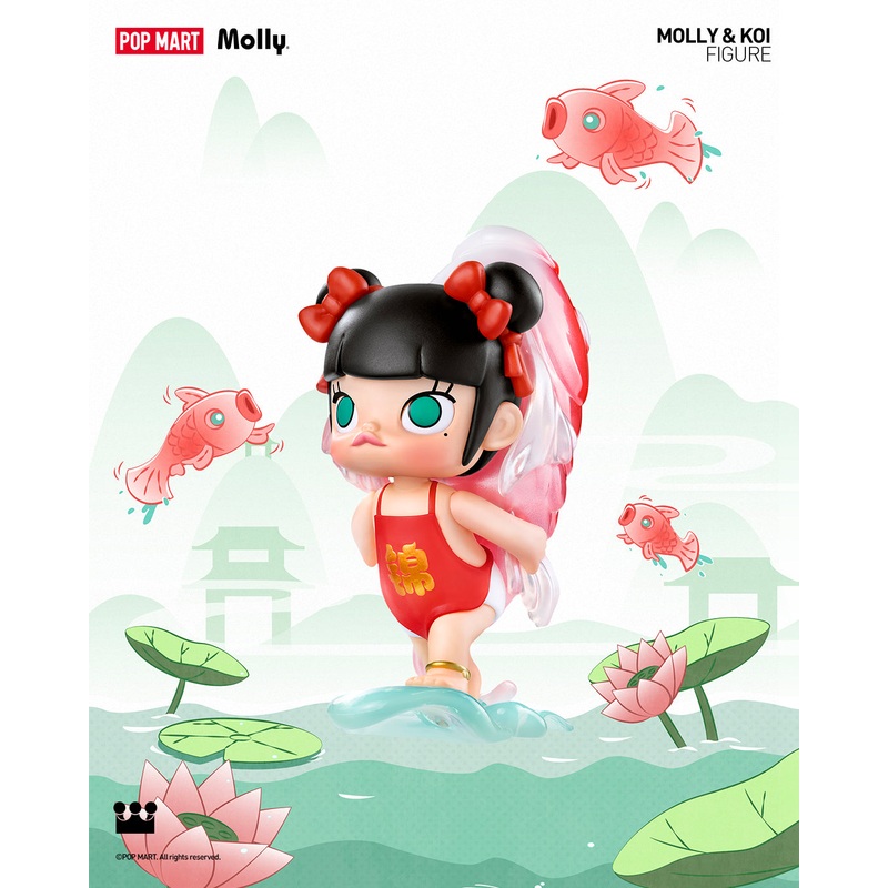 POP MART MOLLY & Koi Figure
