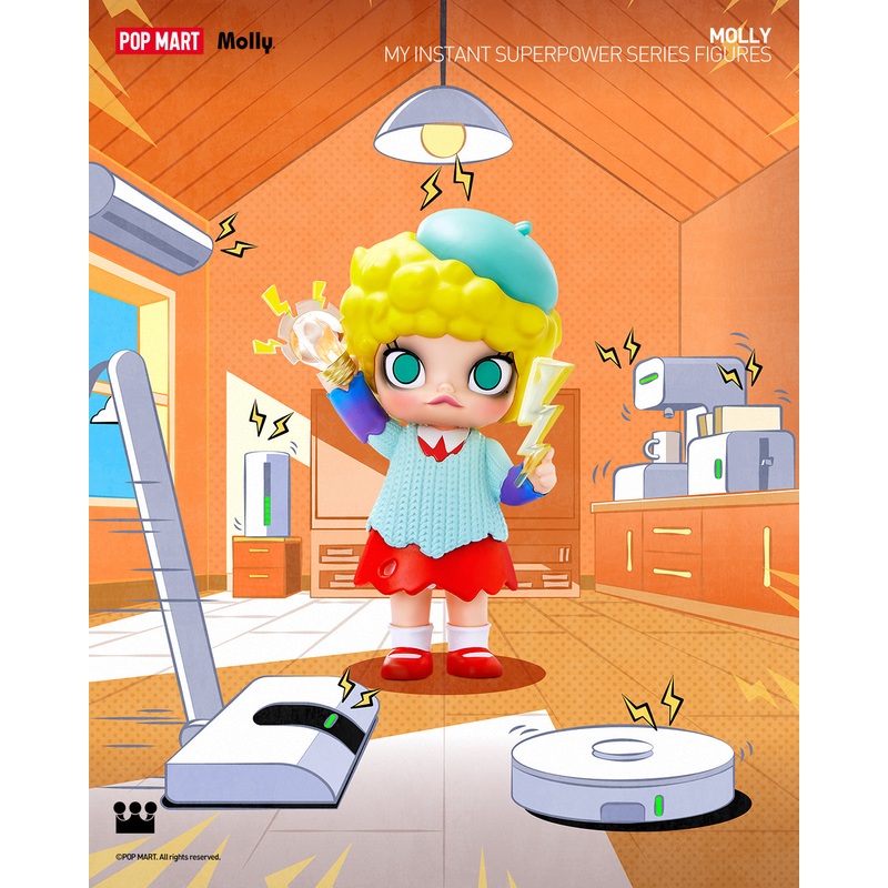 POP MART MOLLY My Instant Superpower Series Figures